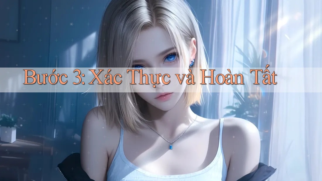 Bước 3: Xác Thực và Hoàn Tất Bước 3: Xác Thực và Hoàn Tất