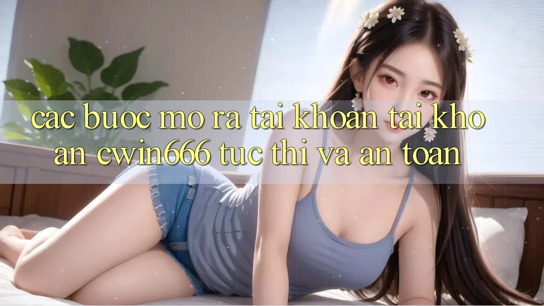 Các bước Mở ra tài khoản Tài Khoản Cwin666 Tức thì và An Toàn