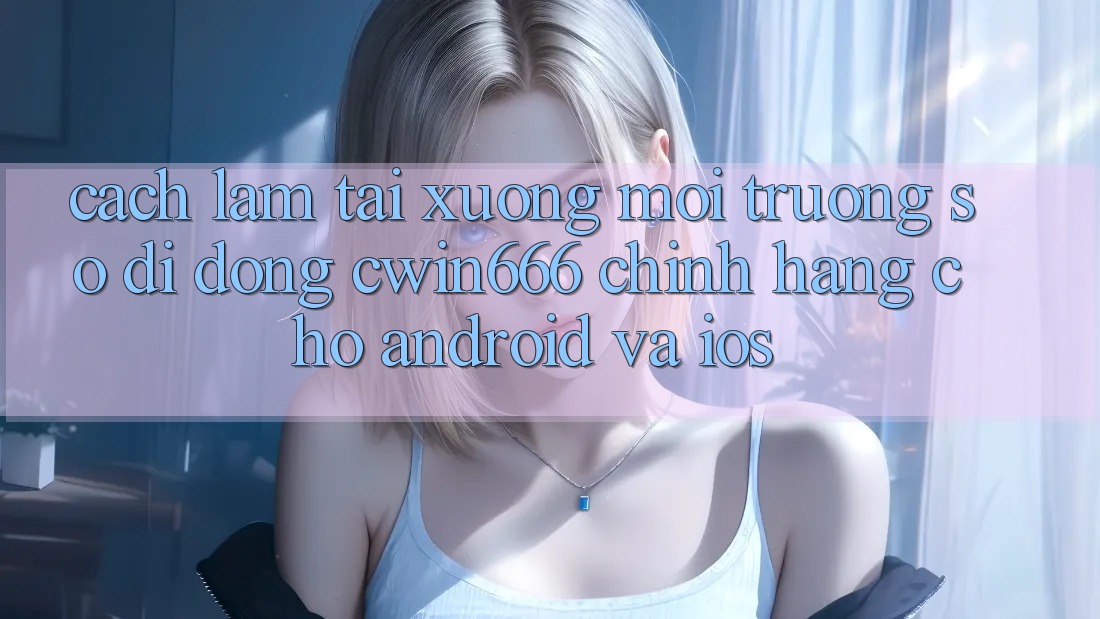 Cách làm Tải xuống Môi trường số di động Cwin666 Chính Hãng Cho Android và iOS