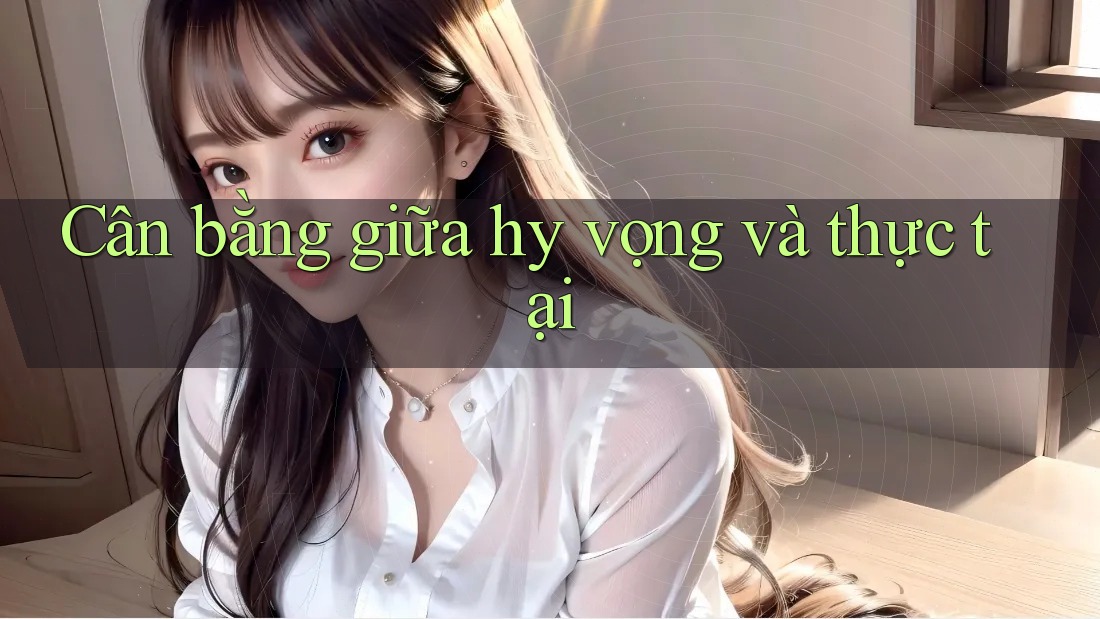 Cân bằng giữa hy vọng và thực tại