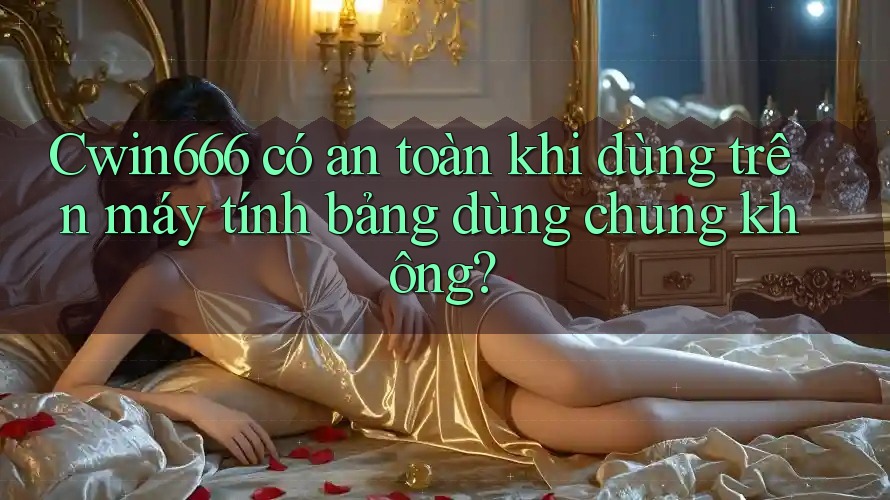 Cwin666 có an toàn khi dùng trên máy tính bảng dùng chung không? Cwin666 có an toàn khi dùng trên máy tính bảng dùng chung không?