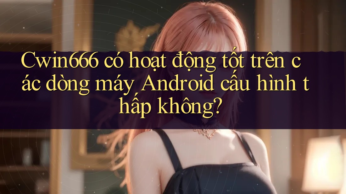 Cwin666 có hoạt động tốt trên các dòng máy Android cấu hình thấp không?