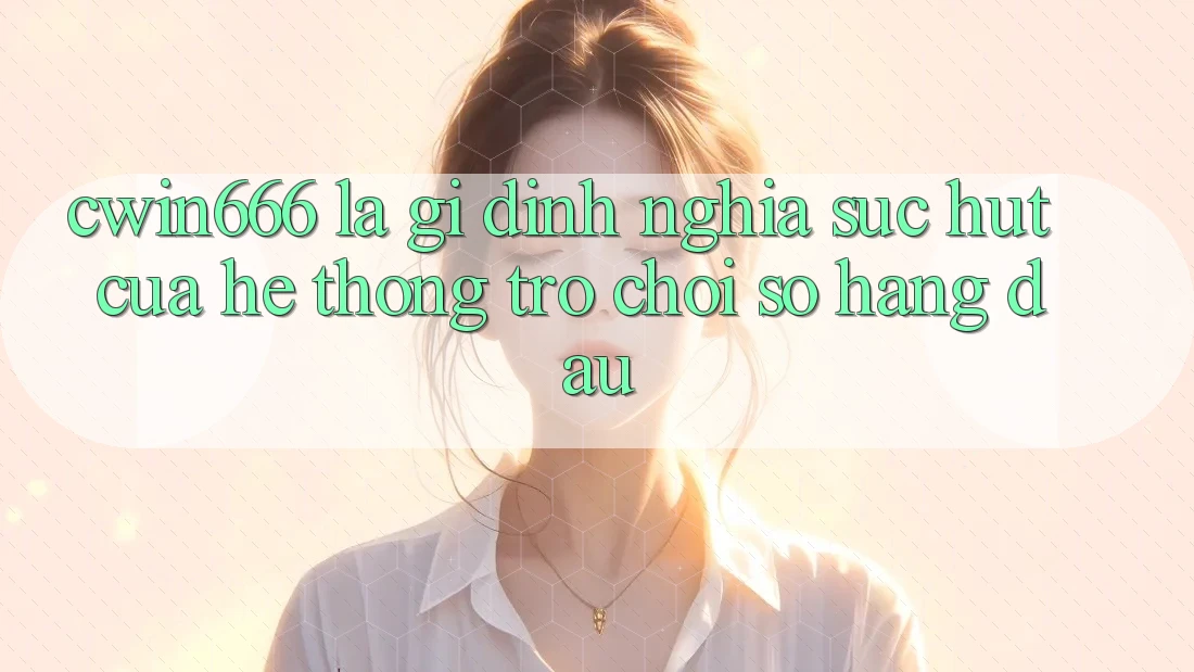 Cwin666 Là Gì? Định Nghĩa Sức Hút Của Hệ thống Trò chơi Số Hàng Đầu