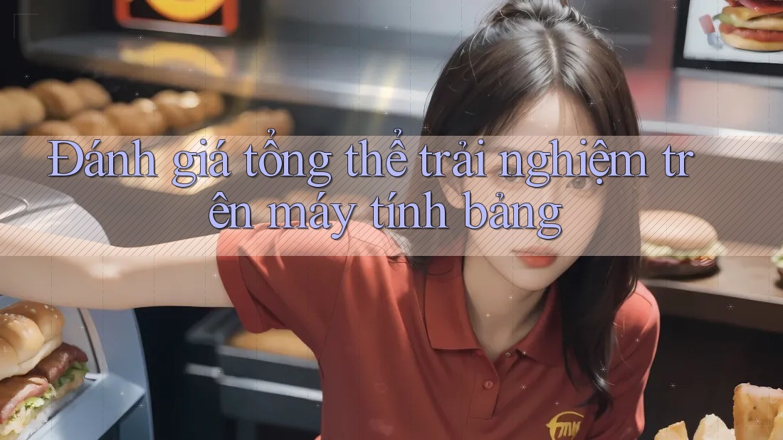 Đánh giá tổng thể trải nghiệm trên máy tính bảng Đánh giá tổng thể trải nghiệm trên máy tính bảng