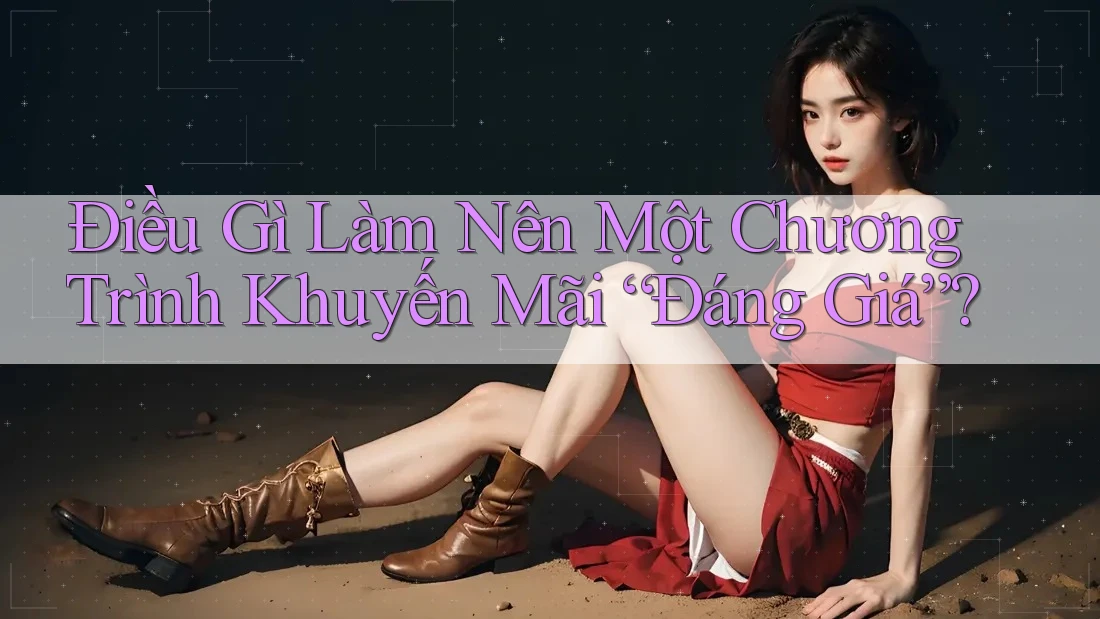 Điều Gì Làm Nên Một Chương Trình Khuyến Mãi “Đáng Giá”? Điều Gì Làm Nên Một Chương Trình Khuyến Mãi “Đáng Giá”?