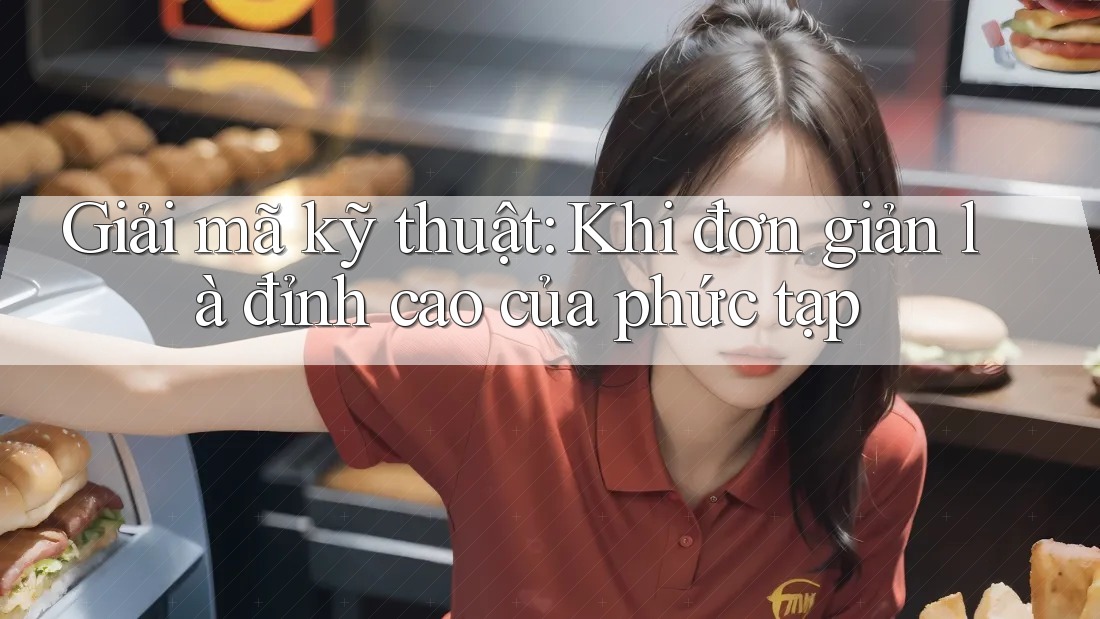 Giải mã kỹ thuật: Khi đơn giản là đỉnh cao của phức tạp