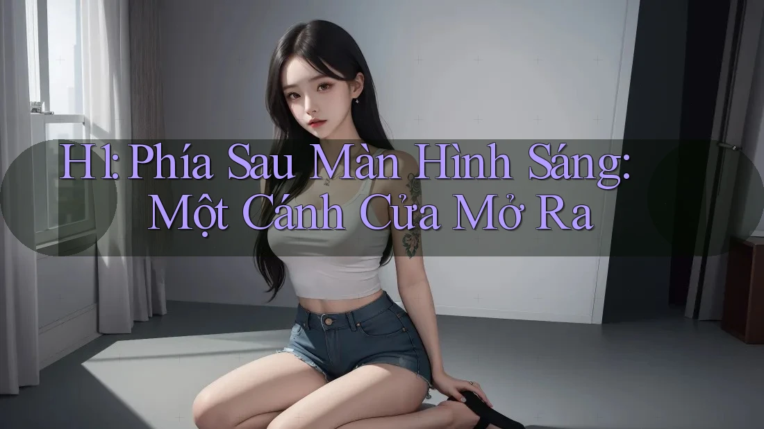 H1: Phía Sau Màn Hình Sáng: Một Cánh Cửa Mở Ra H1: Phía Sau Màn Hình Sáng: Một Cánh Cửa Mở Ra