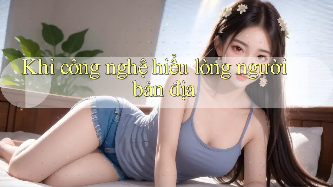 Khi công nghệ hiểu lòng người bản địa Khi công nghệ hiểu lòng người bản địa