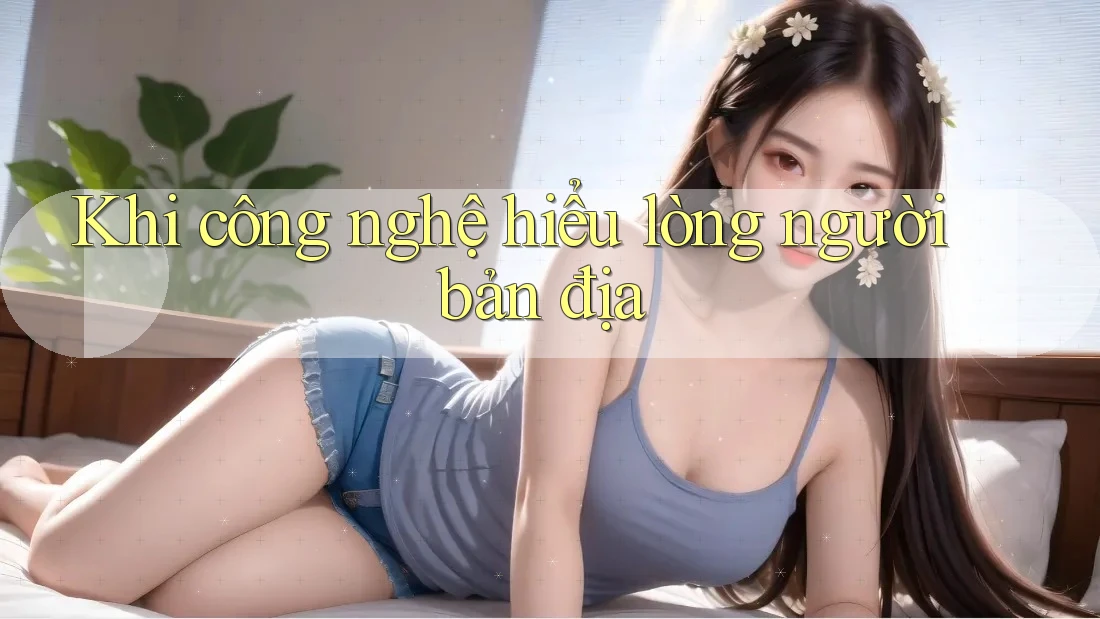 Khi công nghệ hiểu lòng người bản địa Khi công nghệ hiểu lòng người bản địa