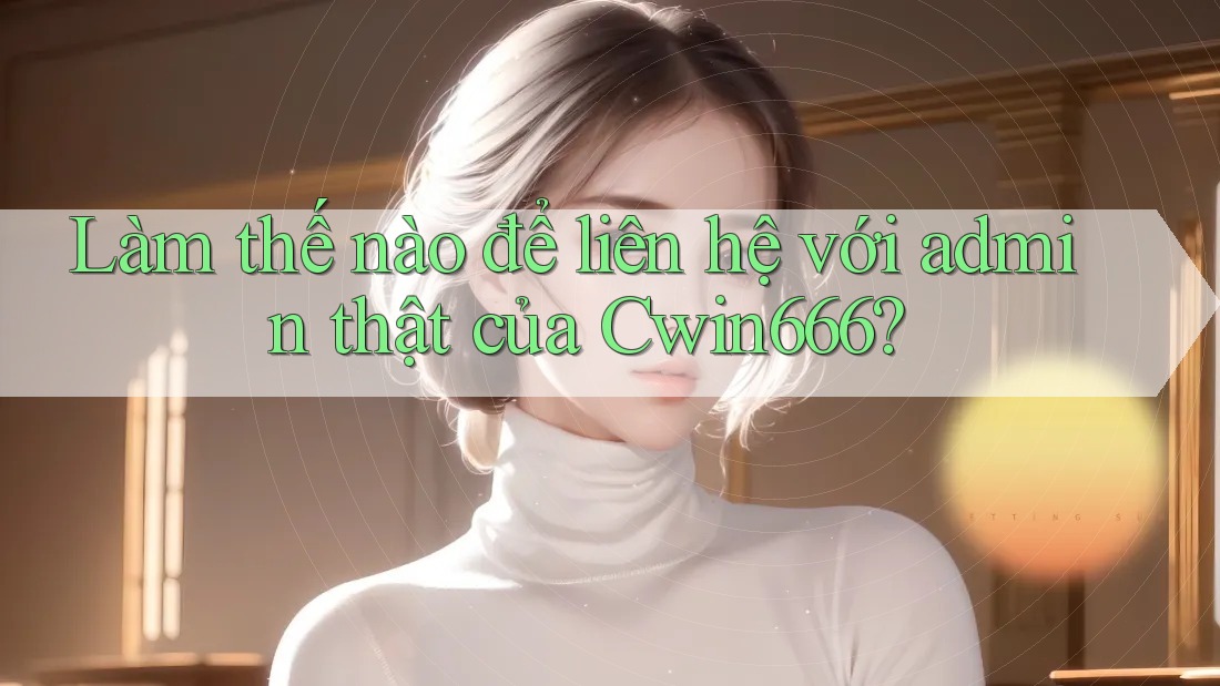 Làm thế nào để liên hệ với admin thật của Cwin666? Làm thế nào để liên hệ với admin thật của Cwin666?