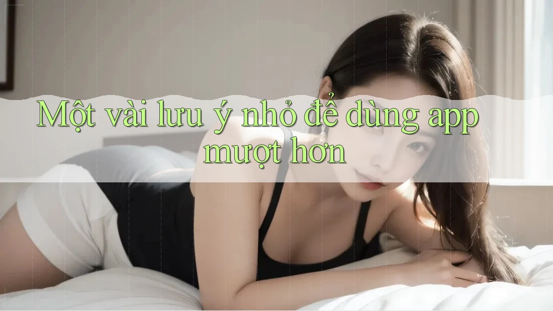 Mot vai luu y nho de dung app muot hon