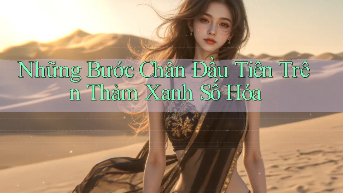 Những Bước Chân Đầu Tiên Trên Thảm Xanh Số Hóa