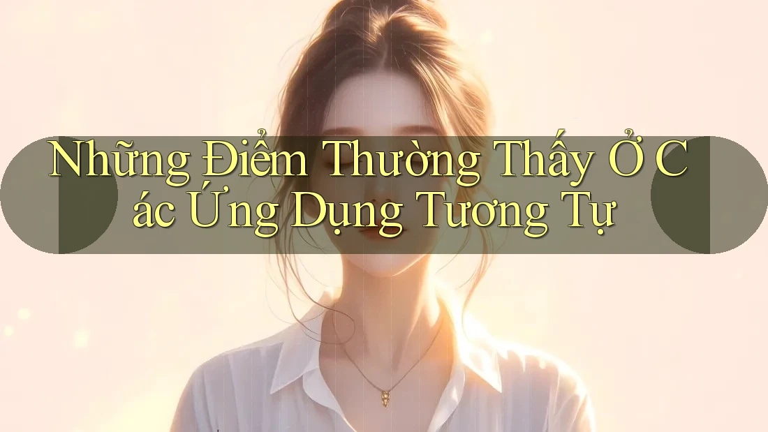 Những Điểm Thường Thấy Ở Các Ứng Dụng Tương Tự