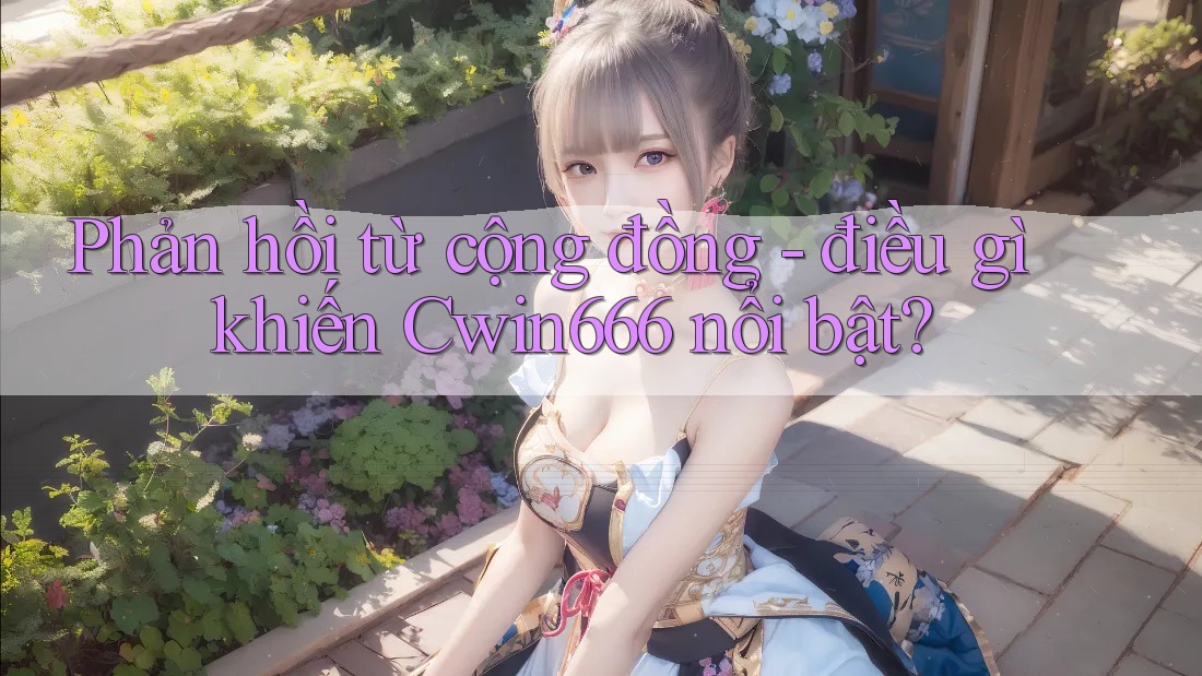 Phản hồi từ cộng đồng - điều gì khiến Cwin666 nổi bật? Phản hồi từ cộng đồng - điều gì khiến Cwin666 nổi bật?