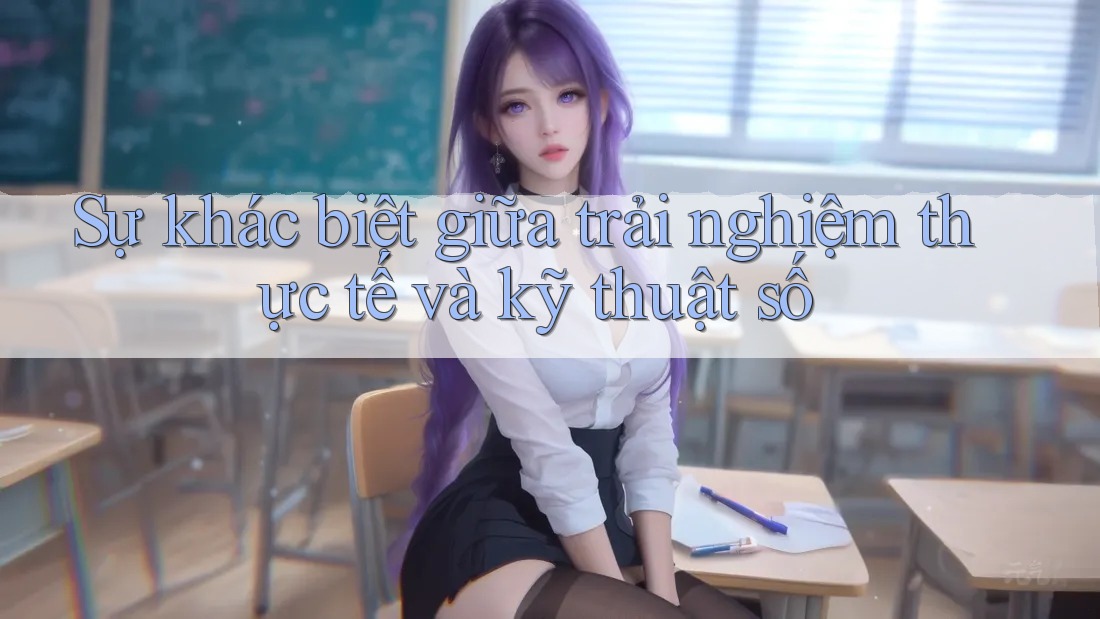 Sự khác biệt giữa trải nghiệm thực tế và kỹ thuật số