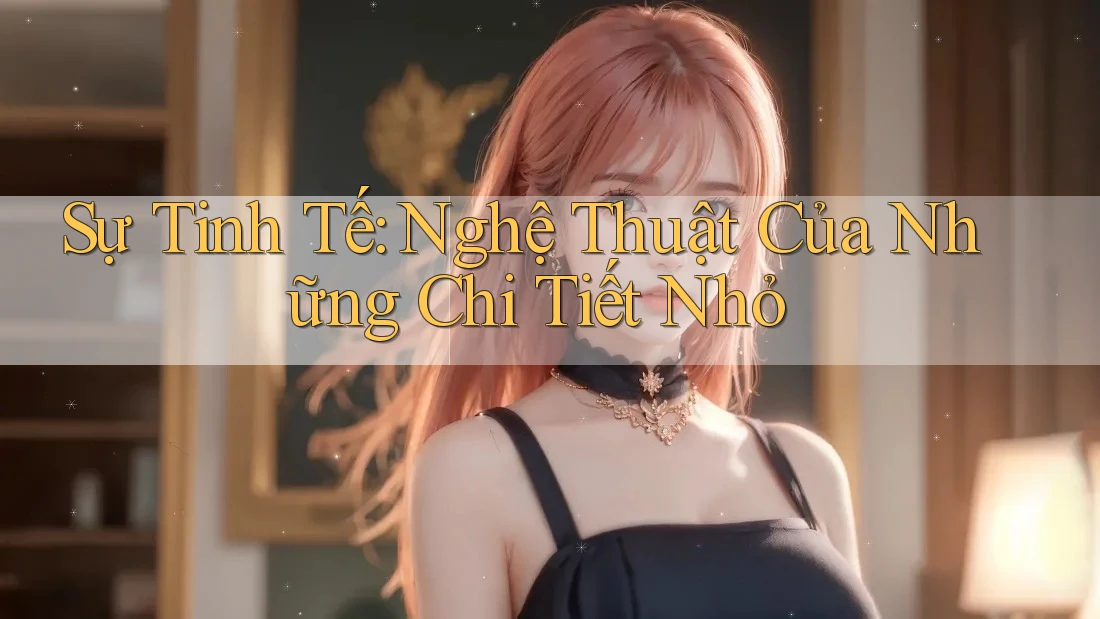 Sự Tinh Tế: Nghệ Thuật Của Những Chi Tiết Nhỏ