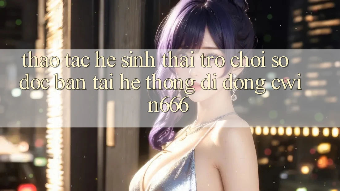 Thao tác Hệ Sinh Thái Trò chơi Số Độc Bản Tại Hệ thống di động Cwin666 Thao tác Hệ Sinh Thái Trò chơi Số Độc Bản Tại Hệ thống di động Cwin666