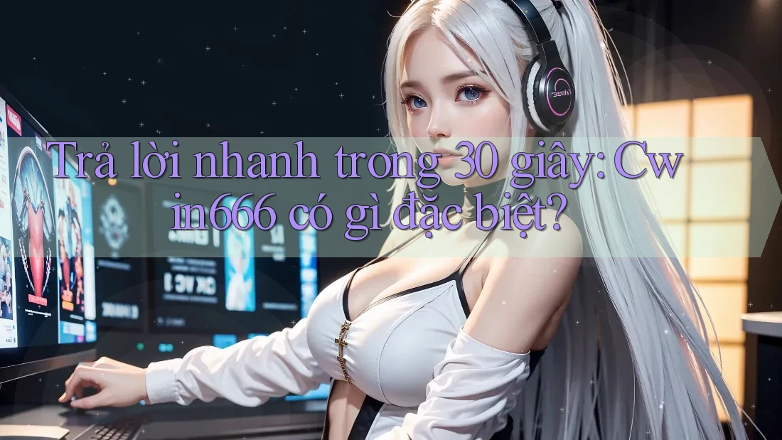 Trả lời nhanh trong 30 giây: Cwin666 có gì đặc biệt?