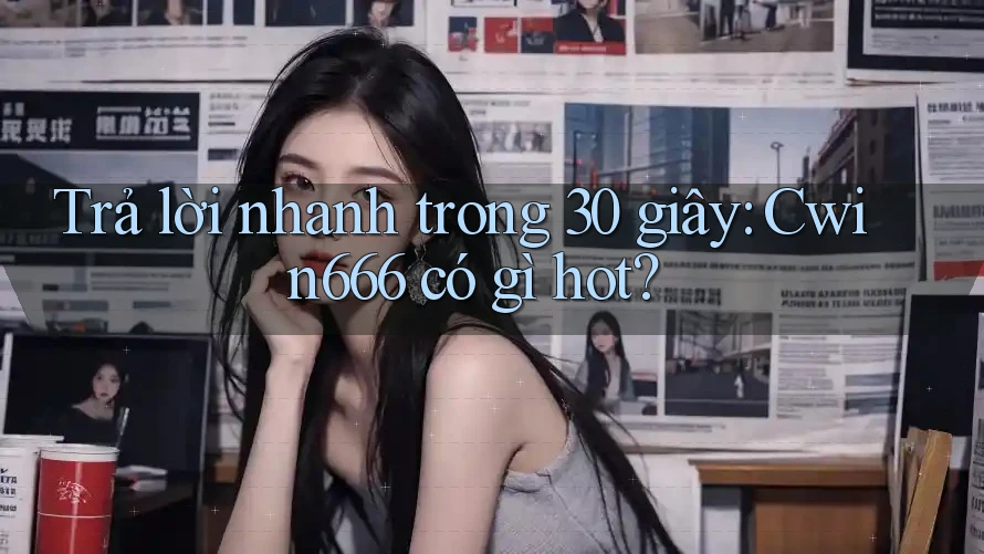 Trả lời nhanh trong 30 giây: Cwin666 có gì hot?