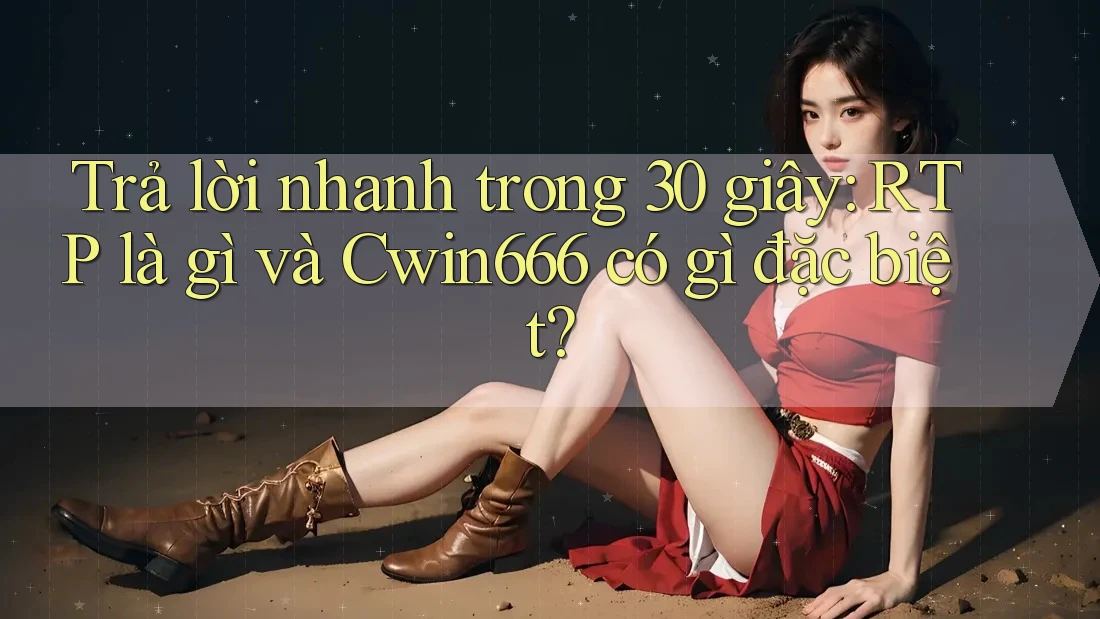 Trả lời nhanh trong 30 giây: RTP là gì và Cwin666 có gì đặc biệt?