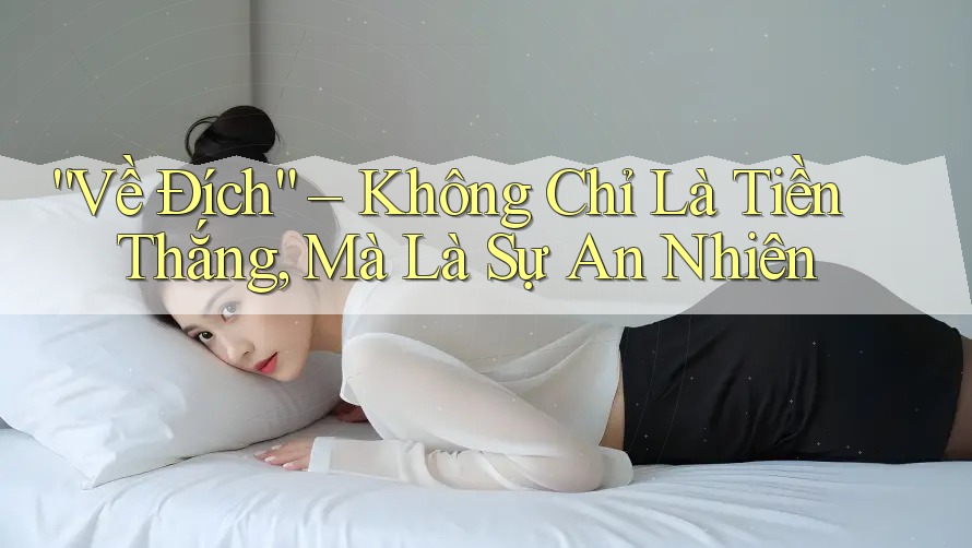 “Về Đích” – Không Chỉ Là Tiền Thắng, Mà Là Sự An Nhiên “Về Đích” – Không Chỉ Là Tiền Thắng, Mà Là Sự An Nhiên